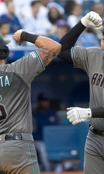 Cron hits 1st big league homer, Diamondbacks beat Jays 8-2